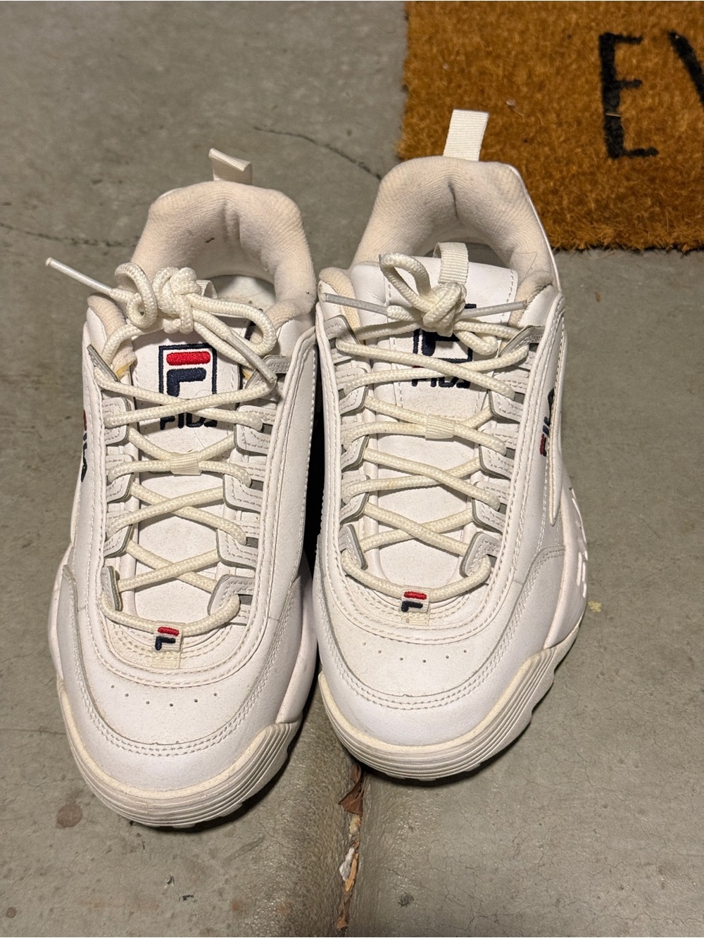 FILA Women’s White Low-Top Athletic Sneakers